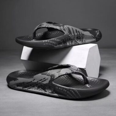 custom soft sole men EVA flip flops factory