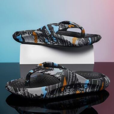custom soft sole men EVA flip flops factory