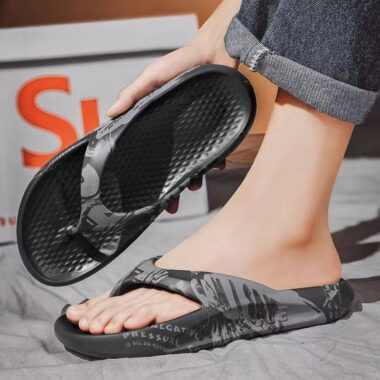 custom soft sole men EVA flip flops factory