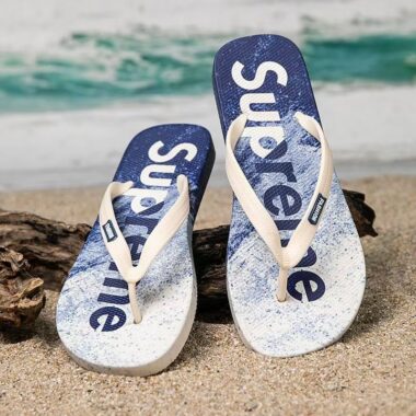 Trendy casual anti-slip men’s PVC flip flops