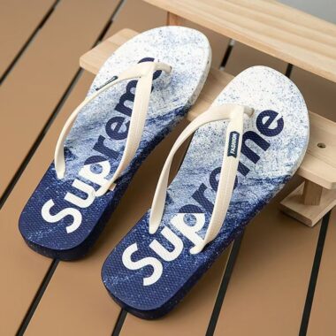Trendy casual anti-slip men’s PVC flip flops