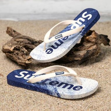 Trendy casual anti-slip men’s PVC flip flops