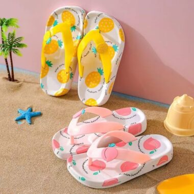 New cute non-slip kids flip flops for summer