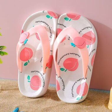 New cute non-slip kids flip flops for summer