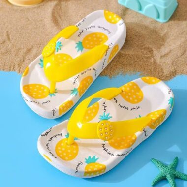 New cute non-slip kids flip flops for summer