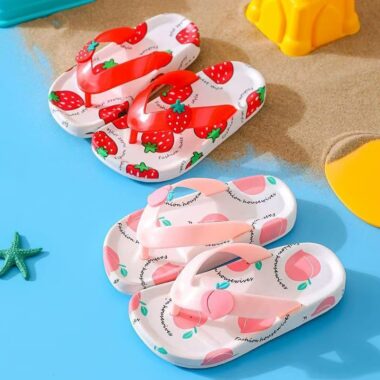 New cute non-slip kids flip flops for summer