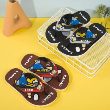 Outdoor non-slip stylish boys kids flip flops