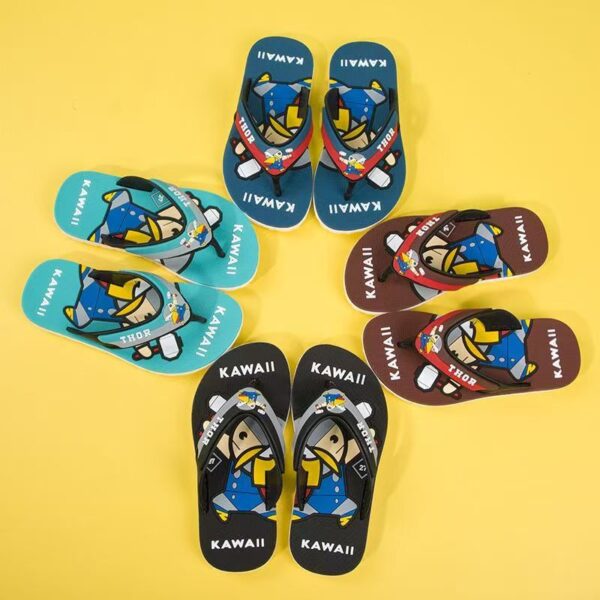 Outdoor non-slip stylish boys kids flip flops