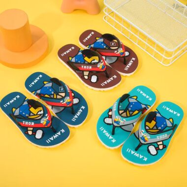 Outdoor non-slip stylish boys kids flip flops