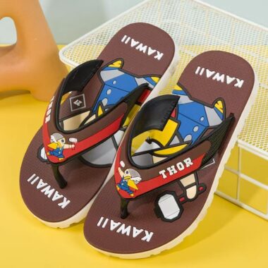 Outdoor non-slip stylish boys kids flip flops