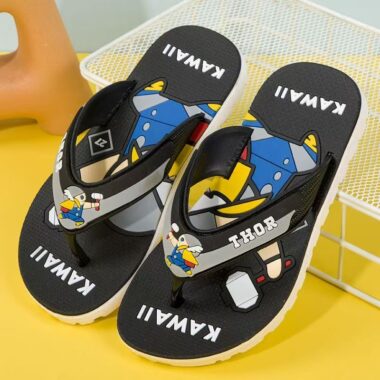 Outdoor non-slip stylish boys kids flip flops