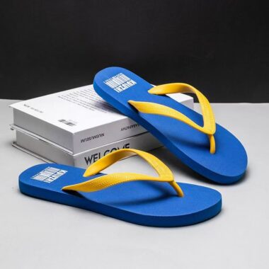 soft men rubber flip flops wholesale simple design