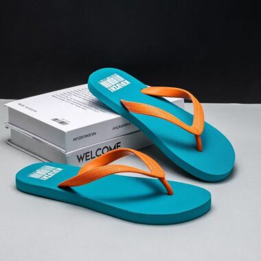 soft men rubber flip flops wholesale simple design