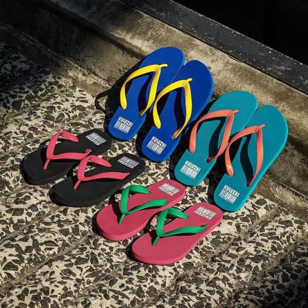 soft men rubber flip flops wholesale simple design