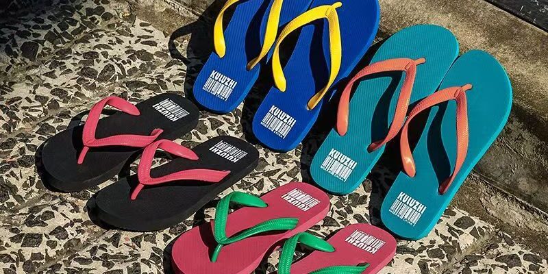 soft men rubber flip flops wholesale simple design