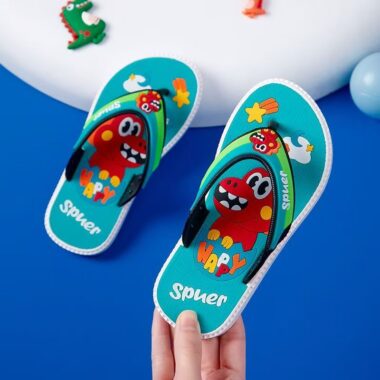 Non-slip soft sole casual boys kids flip flops