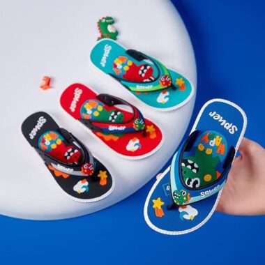 Non-slip soft sole casual boys kids flip flops