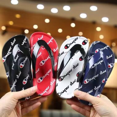 Summer minimalist stylish non-slip kids flip flops