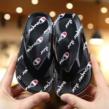 Summer minimalist stylish non-slip kids flip flops