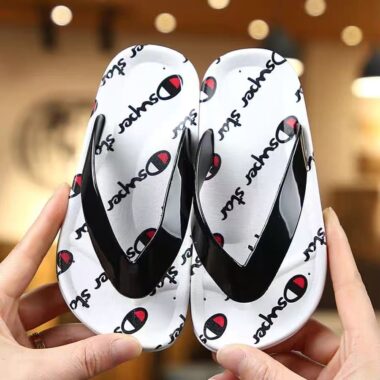 Summer minimalist stylish non-slip kids flip flops