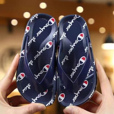 Summer minimalist stylish non-slip kids flip flops