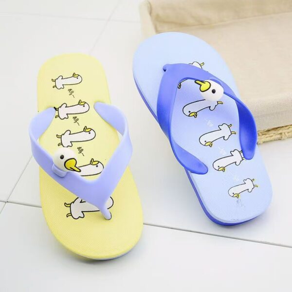 Summer soft non-slip cute kids flip flops