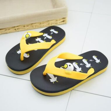Summer soft non-slip cute kids flip flops