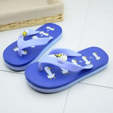 Summer soft non-slip cute kids flip flops