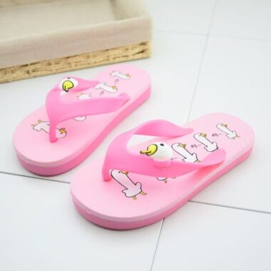 Summer soft non-slip cute kids flip flops