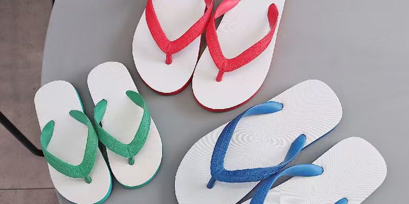 Cute soft non-slip kids flip flops for summer