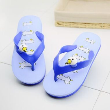 Summer soft non-slip cute kids flip flops