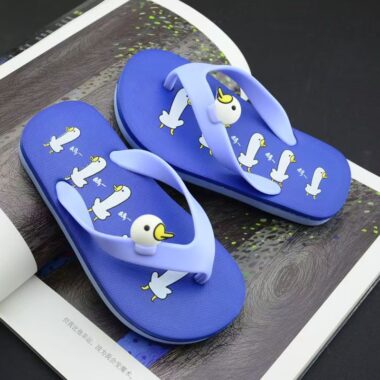 Summer soft non-slip cute kids flip flops