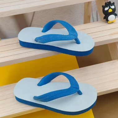 Cute soft non-slip kids flip flops for summer