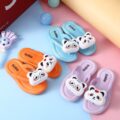 Custom Cute Cartoon Girls Kids Flip Flops with Soft Sole