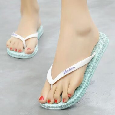 Custom Outdoor Durable Women PVC Flip Flops