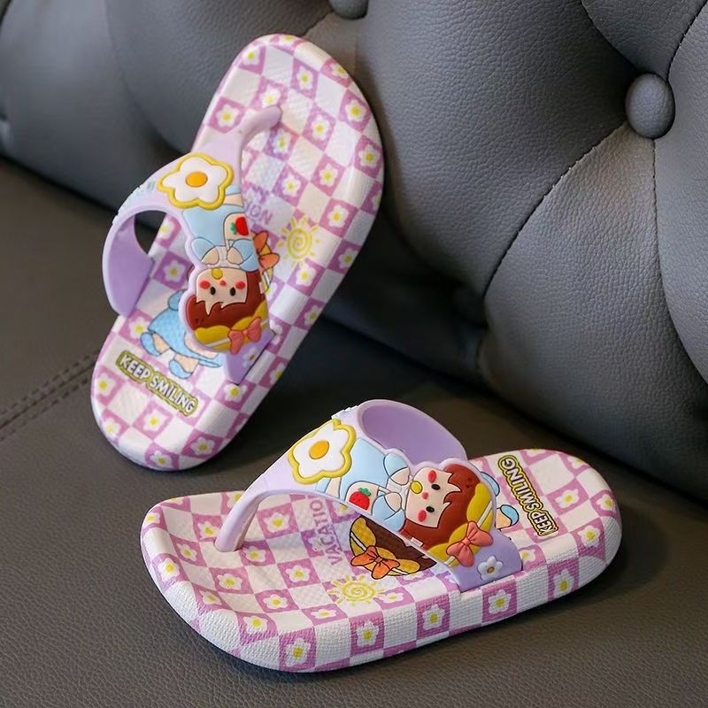Custom Indoor Anti-Slip Girls Kids Flip Flops