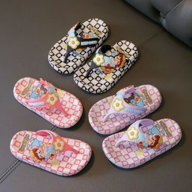 Custom Indoor Anti-Slip Girls Kids Flip Flops