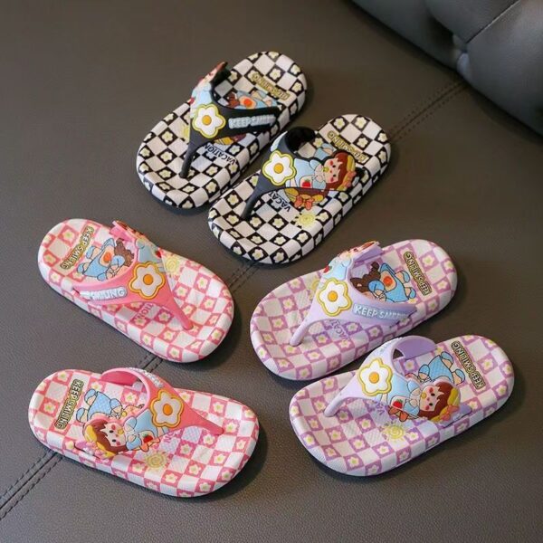 Custom Indoor Anti-Slip Girls Kids Flip Flops