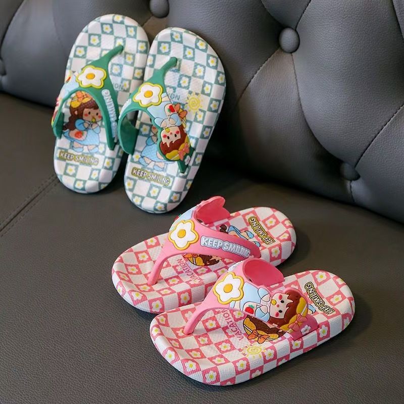 Custom Indoor Anti-Slip Girls Kids Flip Flops