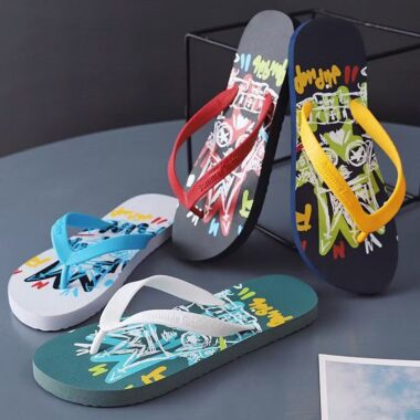 Custom Soft Anti-Slip Men Rubber Flip Flops