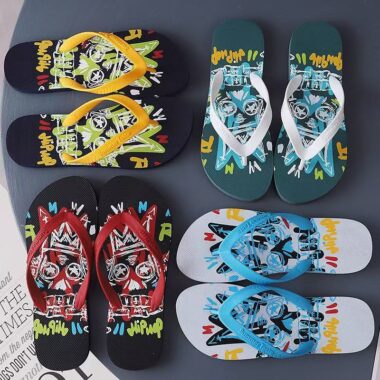 Custom Soft Anti-Slip Men Rubber Flip Flops