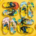 Summer Pikachu Kids Flip Flops with Anti-Slip Sole