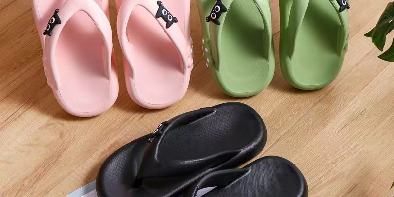 Custom Cartoon Lightweight Women EVA Flip Flops