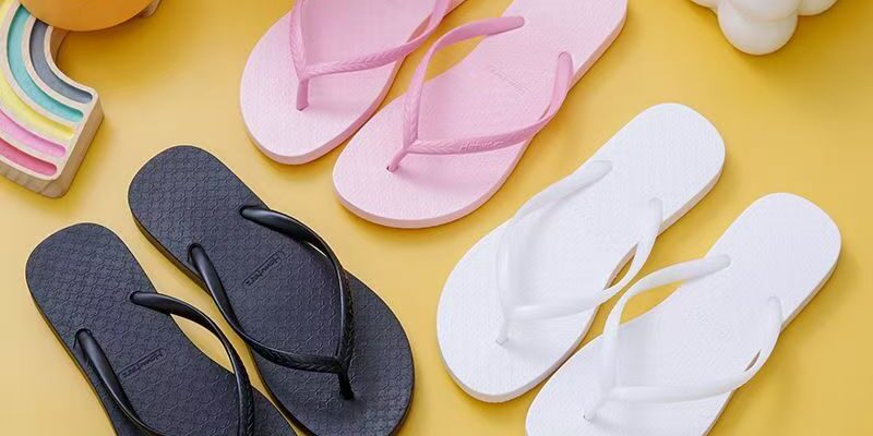 Custom Stylish Outdoor Women PVC Flip Flops