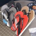 Custom Outdoor Casual Anti-Slip Men Rubber Flip Flops