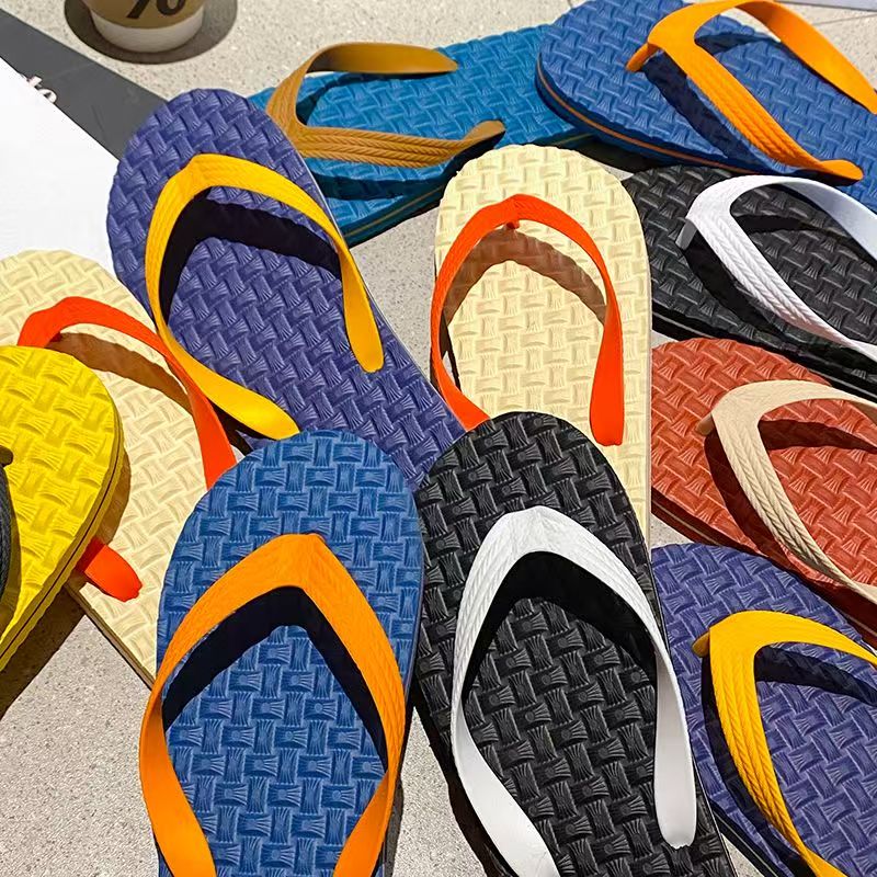 Custom Minimalist Men Rubber Flip Flops