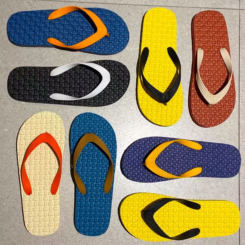 Custom Minimalist Men Rubber Flip Flops