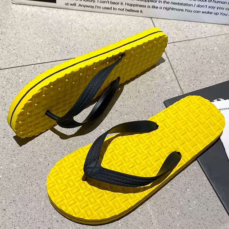 Custom Minimalist Men Rubber Flip Flops