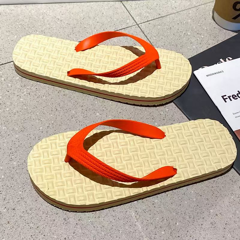 Custom Minimalist Men Rubber Flip Flops