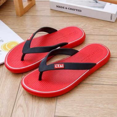 Custom Comfortable Anti-Slip Men PVC Flip Flops